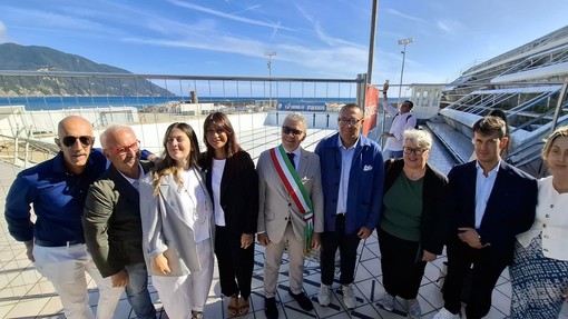 La nuova piscina di Recco prende forma: via ai lavori a Punta Sant’Anna