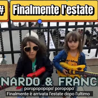 "Finalmente arriva l'estate", la canzone dei bimbi genovesi Francesco e Leonardo (video) "Finalmente arriva l'estate", la canzone dei bimbi genovesi Francesco e Leonardo (video)
