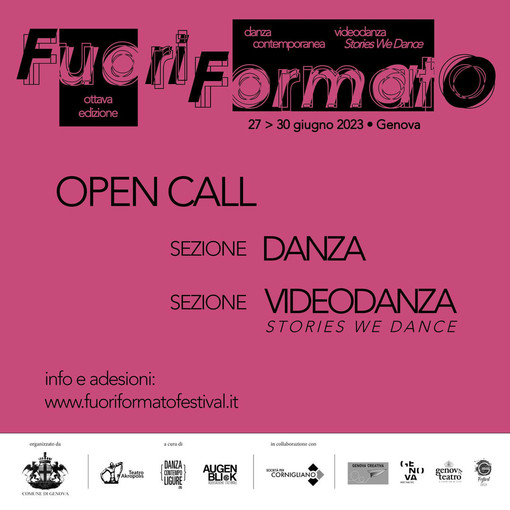 Fuori Formato 2023, aperta la call per danzatori e videomaker