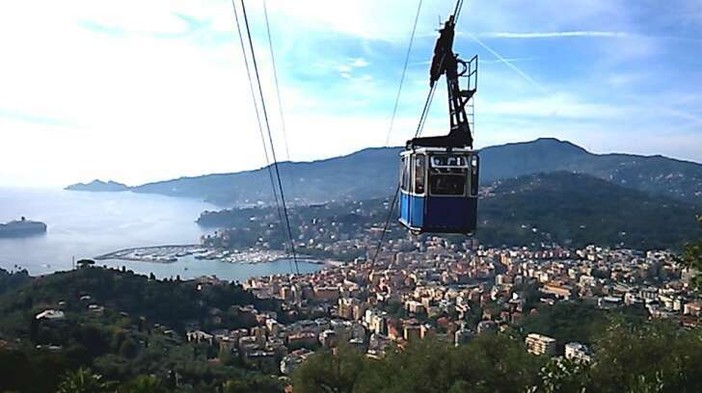 Rapallo: riapre a Pasqua la funivia Rapallo-Montallegro, arrivato il collaudo dopo la prima tranche di lavori straordinari