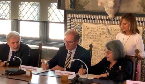 Firmato a Palazzo San Giorgio il Seaport international agreement tra Genova e Miami (FOTO) Firmato a Palazzo San Giorgio il Seaport international agreement tra Genova e Miami (FOTO)