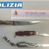 Principe, evade dai domiciliari e viene fermato in stazione con coltelli e forbici nei borsoni