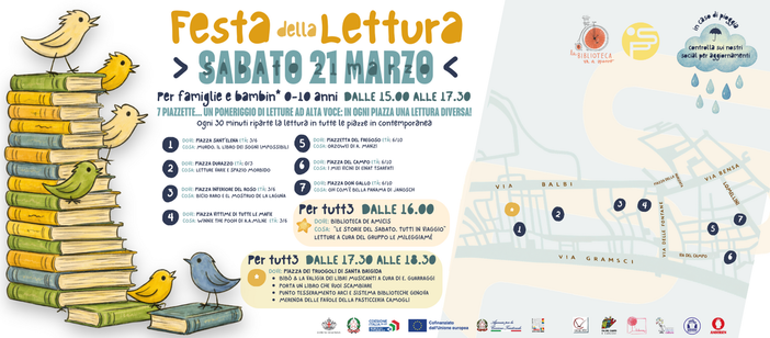 Prè si trasforma in una "Mappa di storie": sabato torna la Festa della Lettura