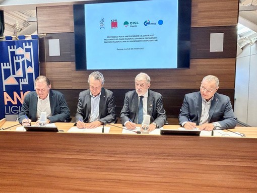 Digitalizzazione e sviluppo sostenibile: via libera al protocollo Anci-Cgil, Cisl e Uil per l’attuazione dei fondi Pnrr e Pnc nei Comuni liguri