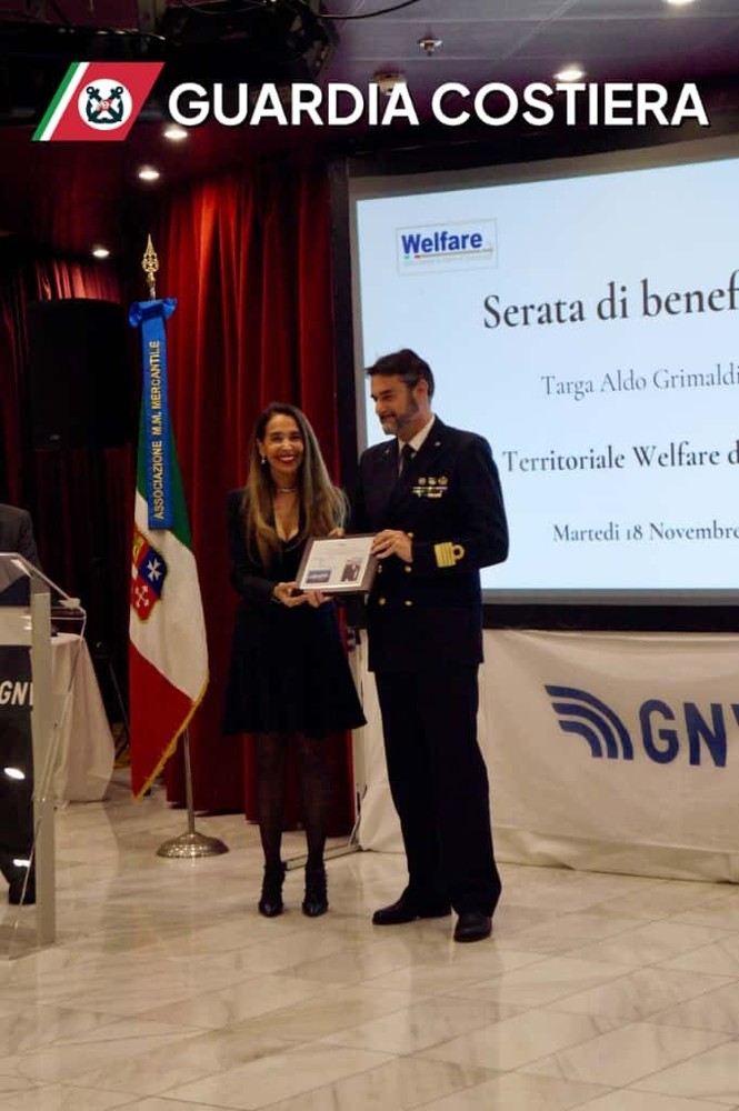 Serata di beneficenza welfare per la gente di mare a bordo della nave Suprema