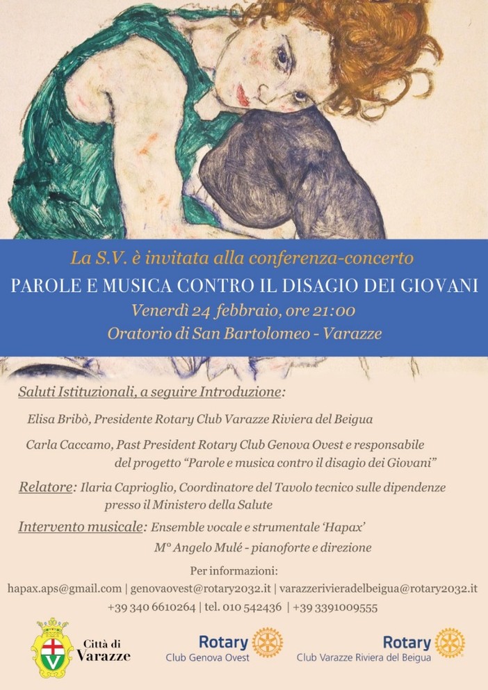 Il progetto dei Rotary Club genovesi "Parole e Musica contro il disagio dei giovani" alla terza tappa