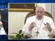 Il collegamento di Fabio Fazio con Papa Francesco (RaiPlay)