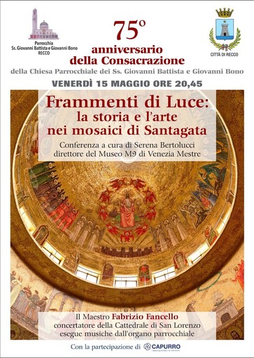 Recco: Serena Bertolucci racconta i mosaici della Chiesa dei Santi Giovanni Battista e Giovanni Bono