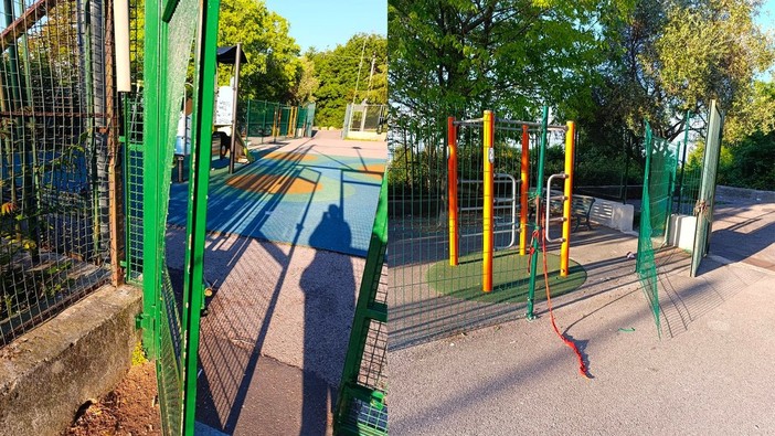 Biscione, l’area giochi dell’Albero del Ciao devastata ancora: nel mirino il playground inclusivo inaugurato pochi mesi fa