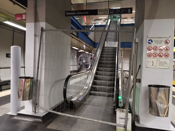 Guasti alle scale mobili della metropolitana, Campora a La Voce di Genova: "In percentuale accade meno che in altre città" Guasti alle scale mobili della metropolitana, Campora a La Voce di Genova: "In percentuale accade meno che in altre città"