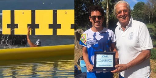 Nuoto paralimpico, il genovese Giovanni Sciaccaluga vince il campionato italiano in acque libere ad Alghero