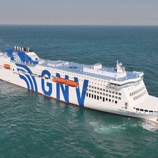 A Genova il debutto della GNV Orion: Federica Pellegrini battezza la nuova nave 'green' del gruppo MSC