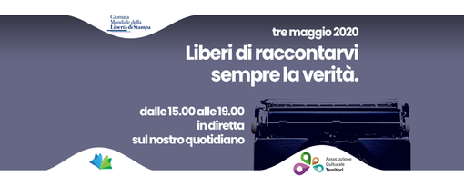 3 maggio Giornata Mondiale della Libertà di Stampa: ecco il programma delle Conversazioni 3 maggio Giornata Mondiale della Libertà di Stampa: ecco il programma delle Conversazioni