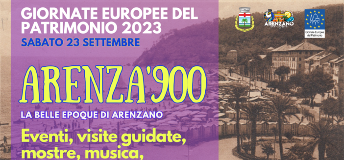 Giornata Europea del Patrimonio, Arenzano diventa Arenza'900 e celebra la belle époque Giornata Europea del Patrimonio, Arenzano diventa Arenza'900 e celebra la belle époque