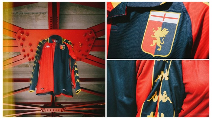 Un omaggio alla tradizione per il Genoa: ecco la quarta maglia firmata Kappa Un omaggio alla tradizione per il Genoa: ecco la quarta maglia firmata Kappa