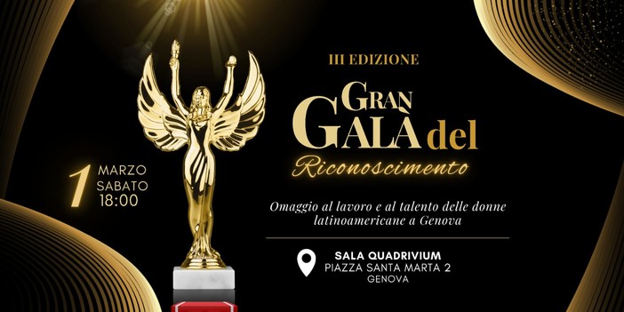 Gran Galà dei Riconoscimenti: a Genova una serata per celebrare il talento delle donne straniere Gran Galà dei Riconoscimenti: a Genova una serata per celebrare il talento delle donne straniere