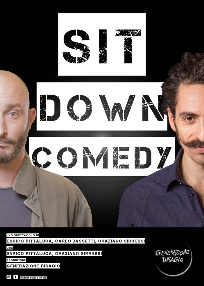 La “Sit Down Comedy” di Generazione Disagio in scena al Teatro Garage