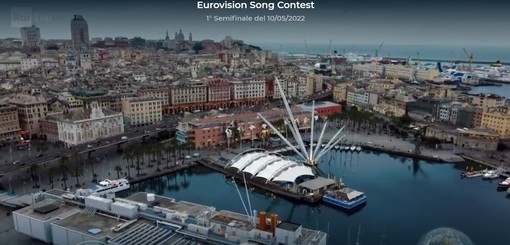 Vetrina internazionale per Genova all'Eurovision Song Contest, ieri sera le immagini della Superba