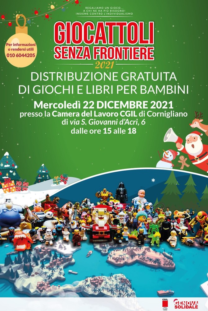 'Giocattoli senza frontiere': torna in Camera di Commercio a Genova la distribuzione dei giocattoli