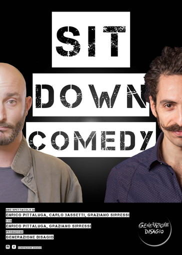 La “Sit Down Comedy” di Generazione Disagio in scena al Teatro Garage