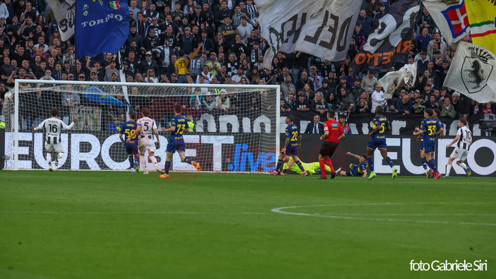La rete decisiva  di Yildiz (foto Gabriele Siri)