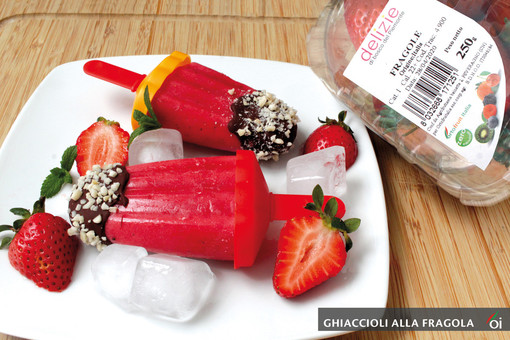 I mercoledìVeg di Ortofruit: oggi prepariamo i ghiaccioli alla fragola