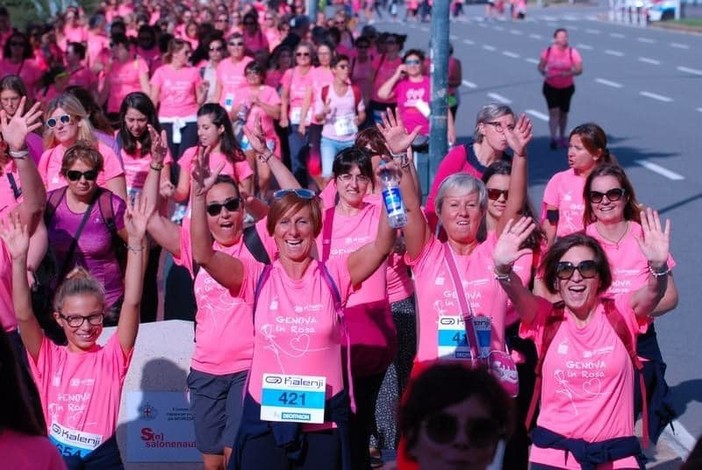 Domani la seconda edizione di Genova in Rosa, la camminata delle donne per le donne Domani la seconda edizione di Genova in Rosa, la camminata delle donne per le donne