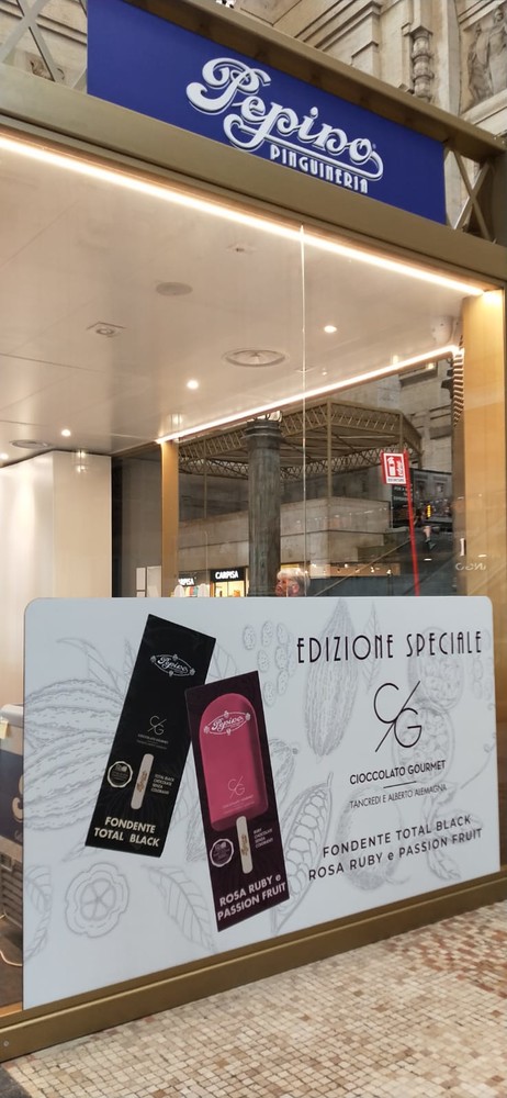 Gelati PEPINO 1884: un nuovo spazio e una nuova collaborazione con Cioccolato Gourmet