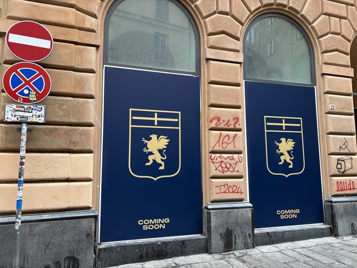 Il nuovo Store del Genoa apre in Piazza Banchi: inaugurazione l’11 dicembre