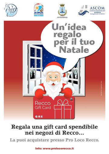 Recco: torna la "gift card" per incentivare il commercio