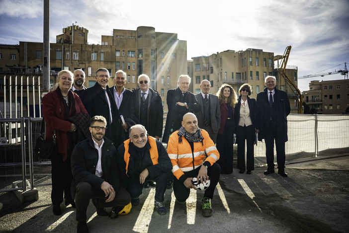 Nuovo Gaslini, completati gli scavi del Padiglione Zero: ora il cantiere entra nella fase di costruzione in altezza Nuovo Gaslini, completati gli scavi del Padiglione Zero: ora il cantiere entra nella fase di costruzione in altezza