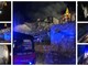 Casa in fiamme in via Otrali a Trensacco: abitazione quasi completamente distrutta dal rogo e tetto crollato (Foto e Video)