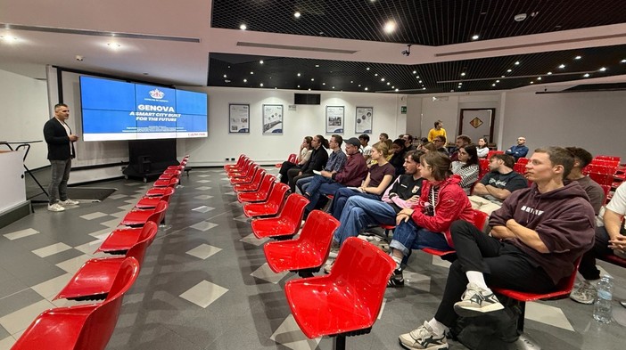 Genova modello per l'Università di Norimberga, incontro con 21 studenti tedeschi Genova modello per l'Università di Norimberga, incontro con 21 studenti tedeschi