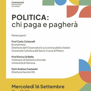 La Fondazione Democratici e Cristiani promuove l'incontro sulla trasparenza dei programmi elettorali con Carlo Cottarelli La Fondazione Democratici e Cristiani promuove l'incontro sulla trasparenza dei programmi elettorali con Carlo Cottarelli
