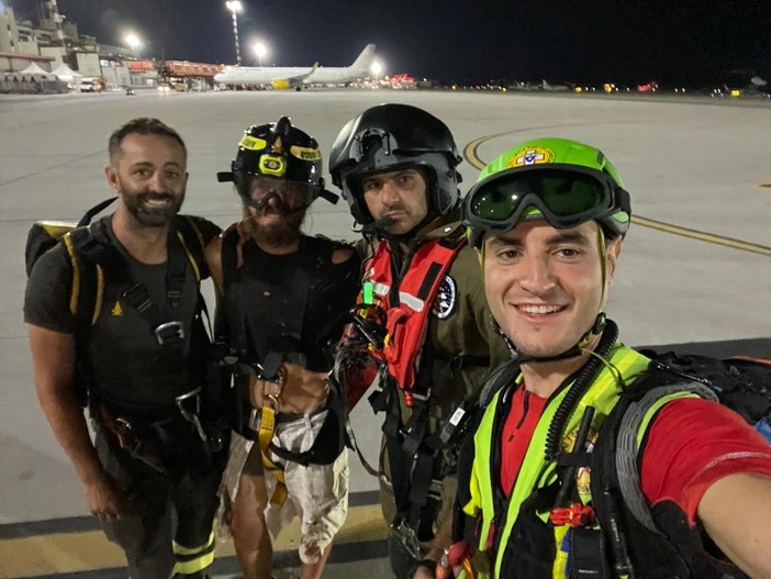 Salvato nella notte giovane escursionista sul monte di Portofino Salvato nella notte giovane escursionista sul monte di Portofino