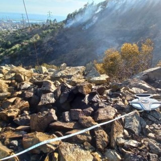 Incendio sul monte Timone, innesco causato da ordigni della Seconda Guerra Mondiale