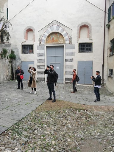 Influencer a Genova per il ritorno delle navi di Costa nel porto Influencer a Genova per il ritorno delle navi di Costa nel porto