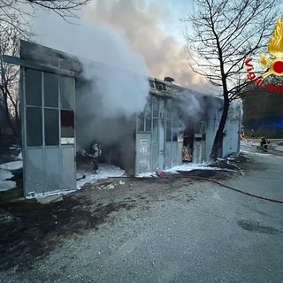 Paura a Torriglia, brucia una baracca in località Badaracchi