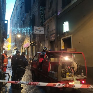 Via Pre', incendio all'hotel Royal, cinque feriti, due in codice rosso (Foto e video)