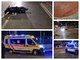"Rotonda non segnalata" e il motociclista si schianta sull'asfalto, brutto incidente in via Geirato (Video)