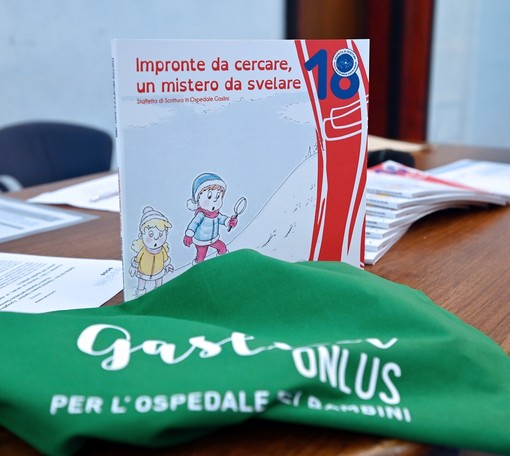 Gaslini, presentato il libro “Impronte da cercare, un mistero da svelare” scritto dai piccoli pazienti dell’ospedale pediatrico