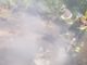 Incendio boschivo a Torriglia, Vigili del Fuoco al lavoro vicino al lago del Brugneto Incendio boschivo a Torriglia, Vigili del Fuoco al lavoro vicino al lago del Brugneto
