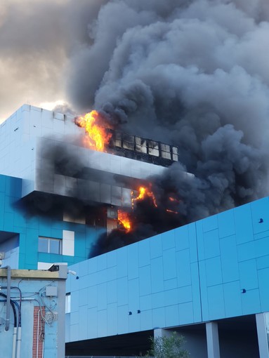 Incendio devastante all'Autorità Portuale a Savona: dipendenti evacuati