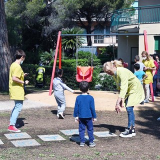 Una nuova "isola del gioco" all'interno dello storico parco dell'ospedale Gaslini