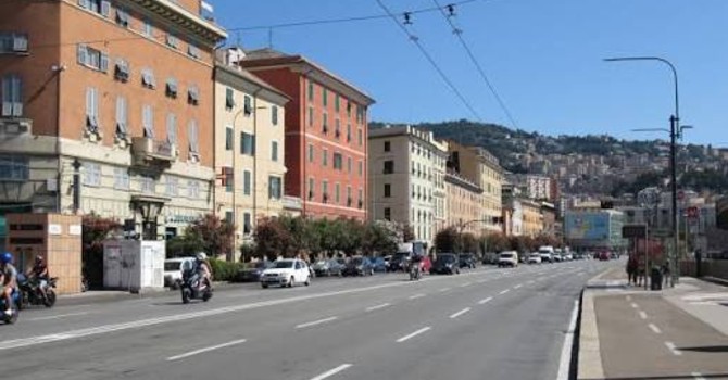 Via Buozzi a Genova è una tra le strade più inquinate di tutta Italia Via Buozzi a Genova è una tra le strade più inquinate di tutta Italia