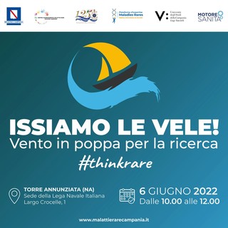 Sbarca in Liguria "Issiamo le vele" iniziativa di sensibilizzazione contro le malattie rare