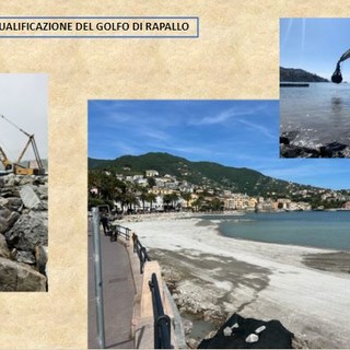 Rapallo, presentati  i lavori di collettamento delle acque bianche sul lungomare, appena terminati