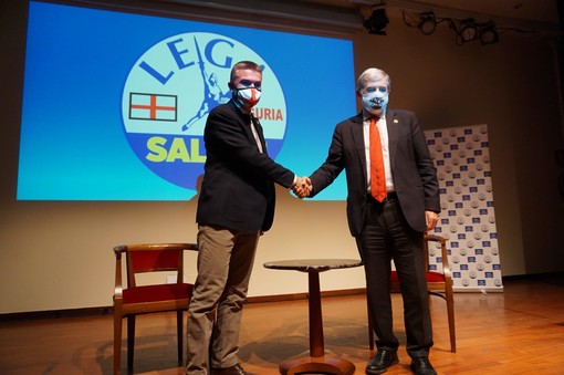 Comunali 2022, la Lega lancia Bucci: "A Genova si vince al primo turno" (FOTO e VIDEO)