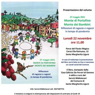 Santa Margherita Ligure, lunedì la consegna del libro nato da frasi ragazzi Caboto con riflessioni sul lockdown