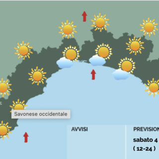 Meteo, sabato di sole su tutta la Liguria